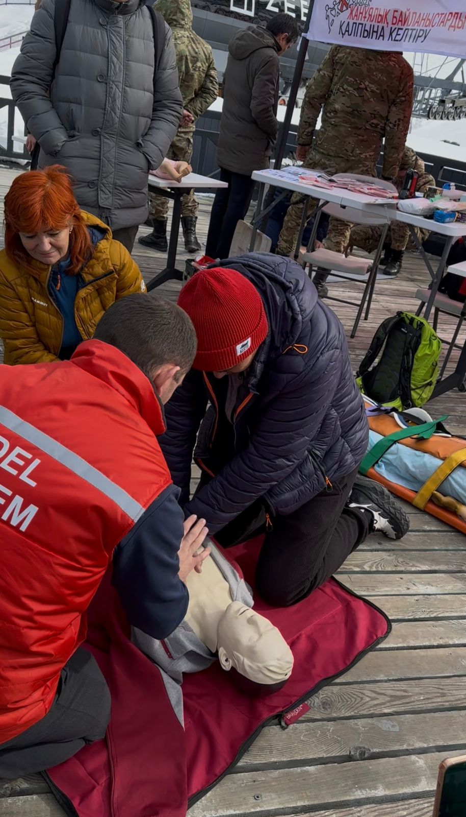 Төтенше жағдайларға дайындық: «Шымбұлақта» жүрек-өкпе реанимациясының негіздерінде тренинг жүргізілді