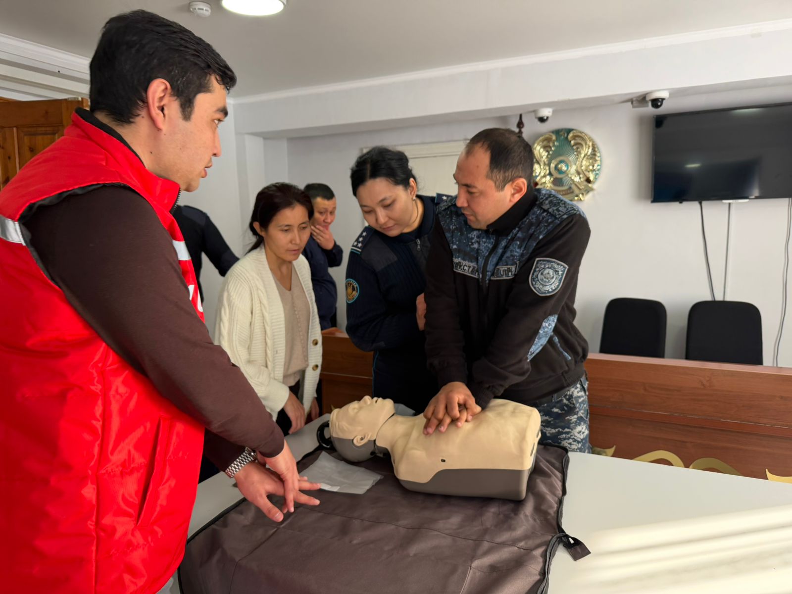 Алматы қаласындағы ҚАЖК-нің № 11, 13 және 72 РММ қызметкерлеріне арналған BLS бойынша тренинг өткізілді