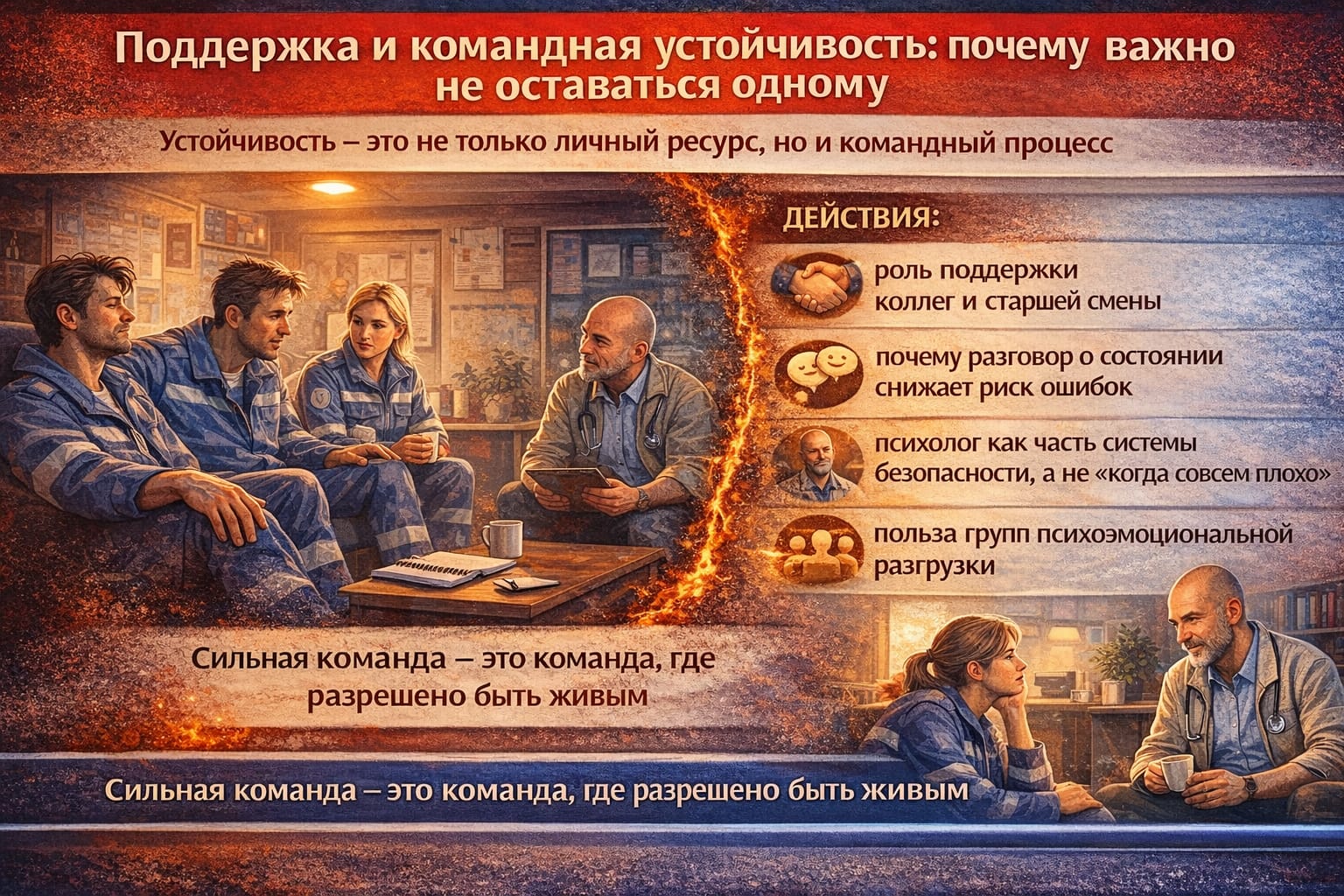 Кәсіби күйіп кетудің алдын алу — кәсіби қауіпсіздіктің бір бөлігі.