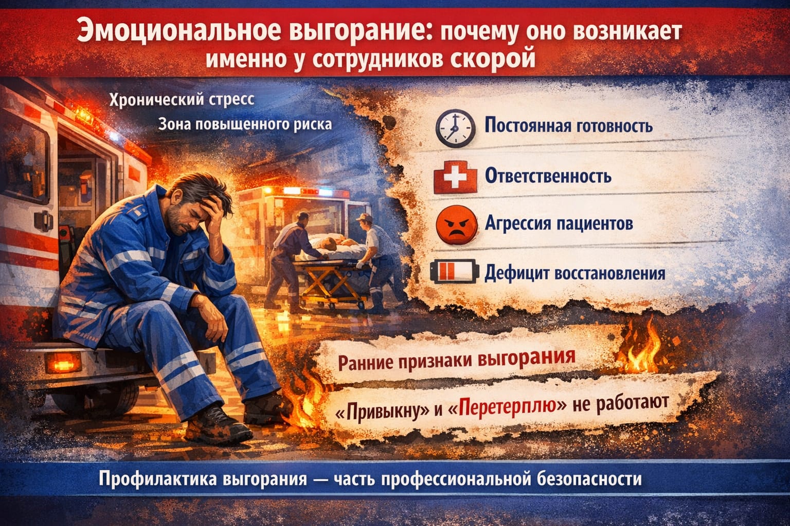 Кәсіби күйіп кетудің алдын алу — кәсіби қауіпсіздіктің бір бөлігі.